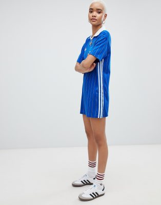 adidas originals fashion league dress in blue