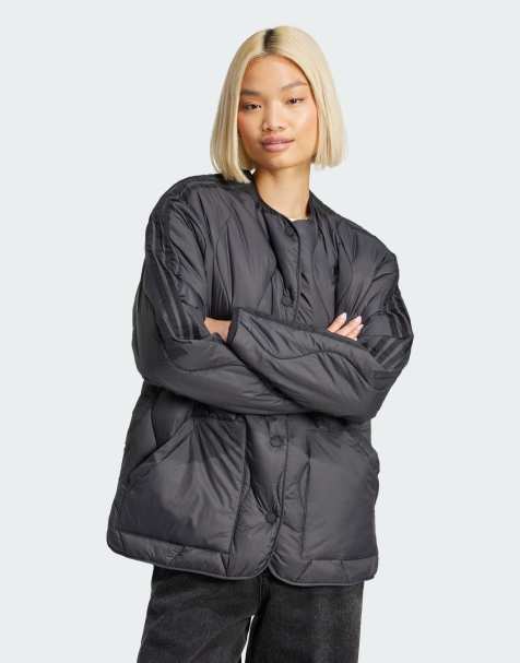 adidas Originals Fashion Quilted Liner Jacket in black - view 1