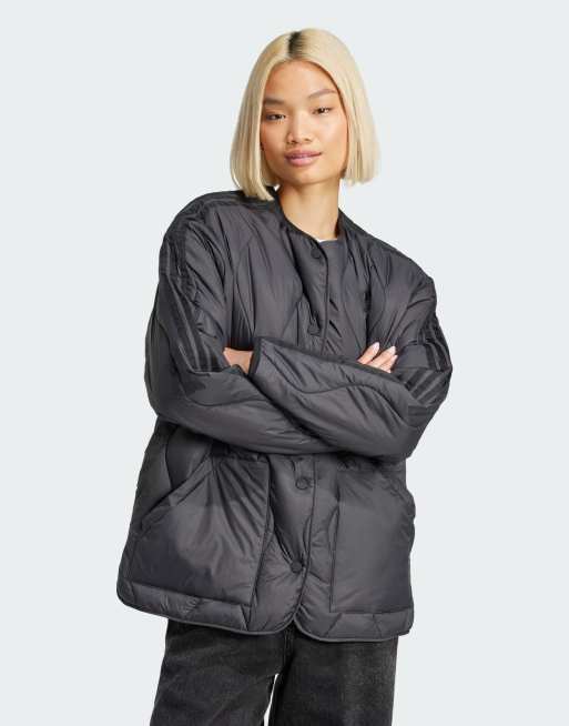 adidas Originals Fashion Quilted Liner Jacket in black