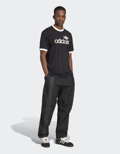 adidas Originals - Fashion - Sorte bukser med mesh i siden og lynlås