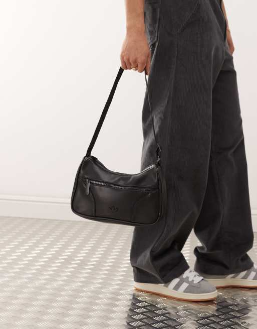 ☆Adidas☆Originals Pu Leather Shoulder Bag adidas Originals faux leather shoulder bag in black | ASOS