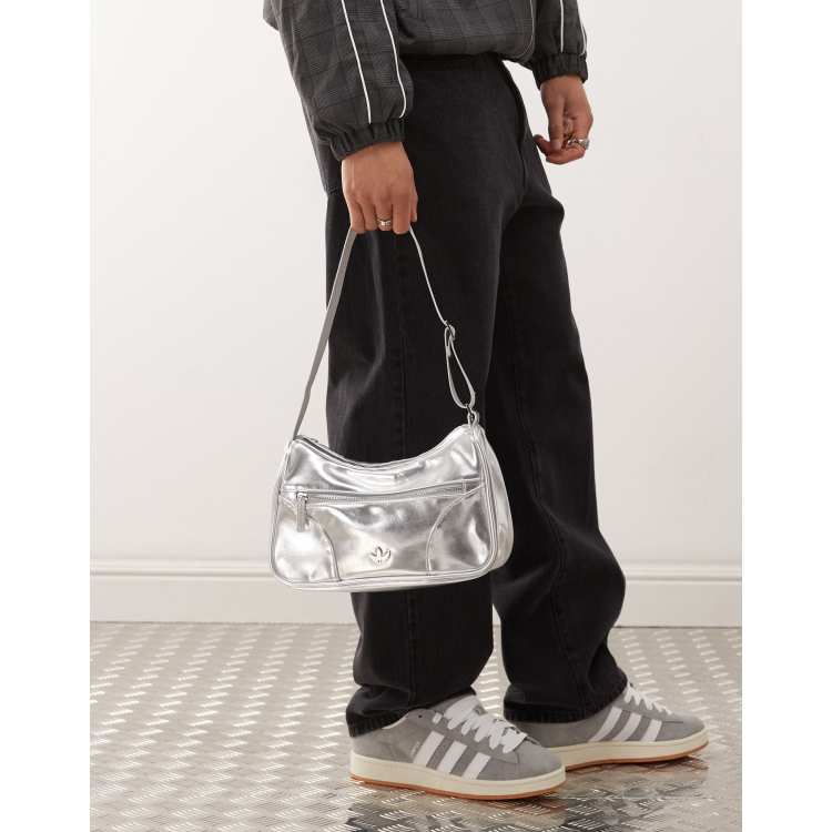 ☆Adidas☆Future Style Shoulder Bag Silver Adidas Silver Shoulder BAG | eBay