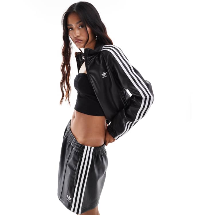 Adidas leather superstar jacket on sale