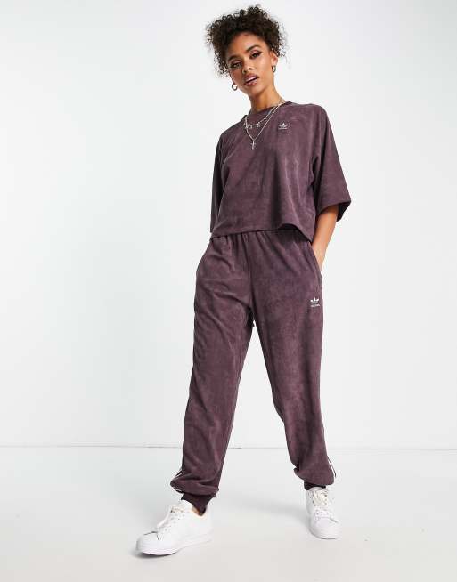 Suede adidas tracksuit store womens