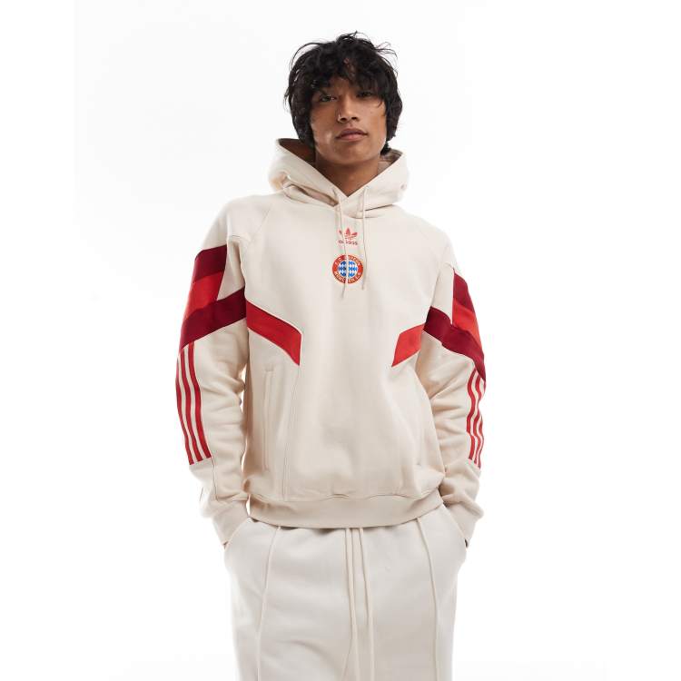 adidas Originals FC Bayern Kapuzenpullover in Rot ASOS