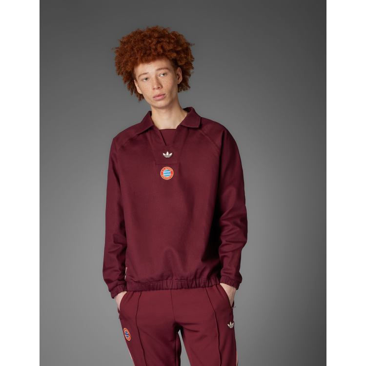 adidas Originals Fc bayern terrace icons drill top in shadow