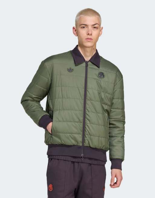 adidas Originals - FC Bayern - Terrace Icons - Grøn og sort jakke