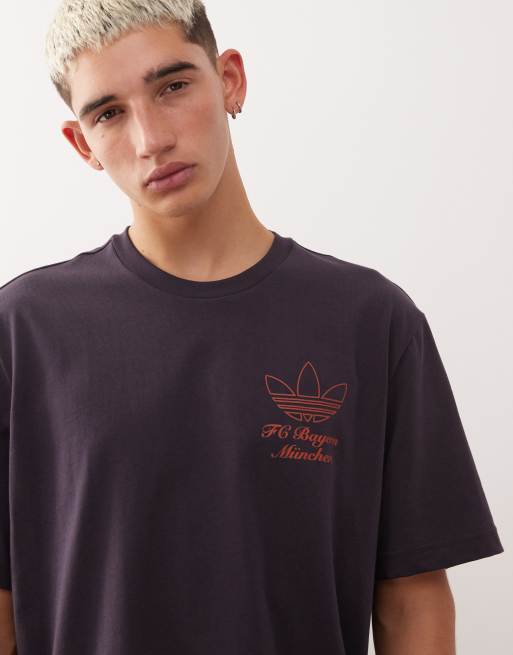 adidas Originals - FC Bayern Terrace Icons - Sort T-shirt med grafik, 5 af 5