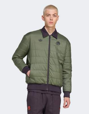 adidas Originals - FC Bayern Terrace Icons - Veste - Noir aurore/vert base