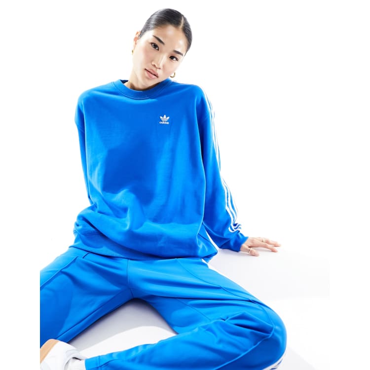 Adidas trefoil hoodie bluebird best sale