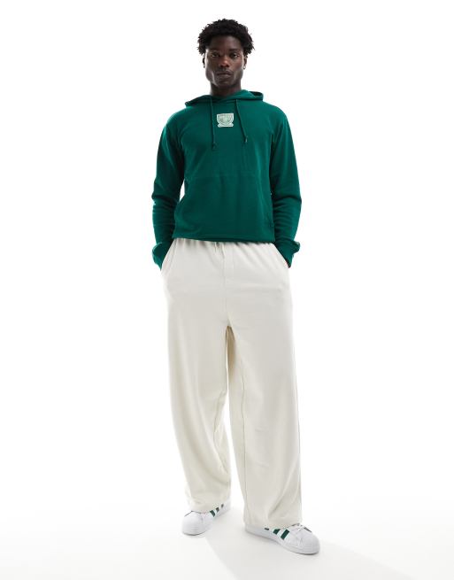 adidas Originals Felpa con cappuccio verde ASOS