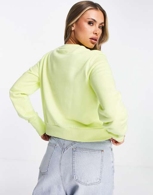 adidas Originals Felpa gialla con dettaglio sul colletto ASOS