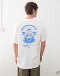 [adidas Originals] adidas Originals Festival graphic t-shirt in white L Core white