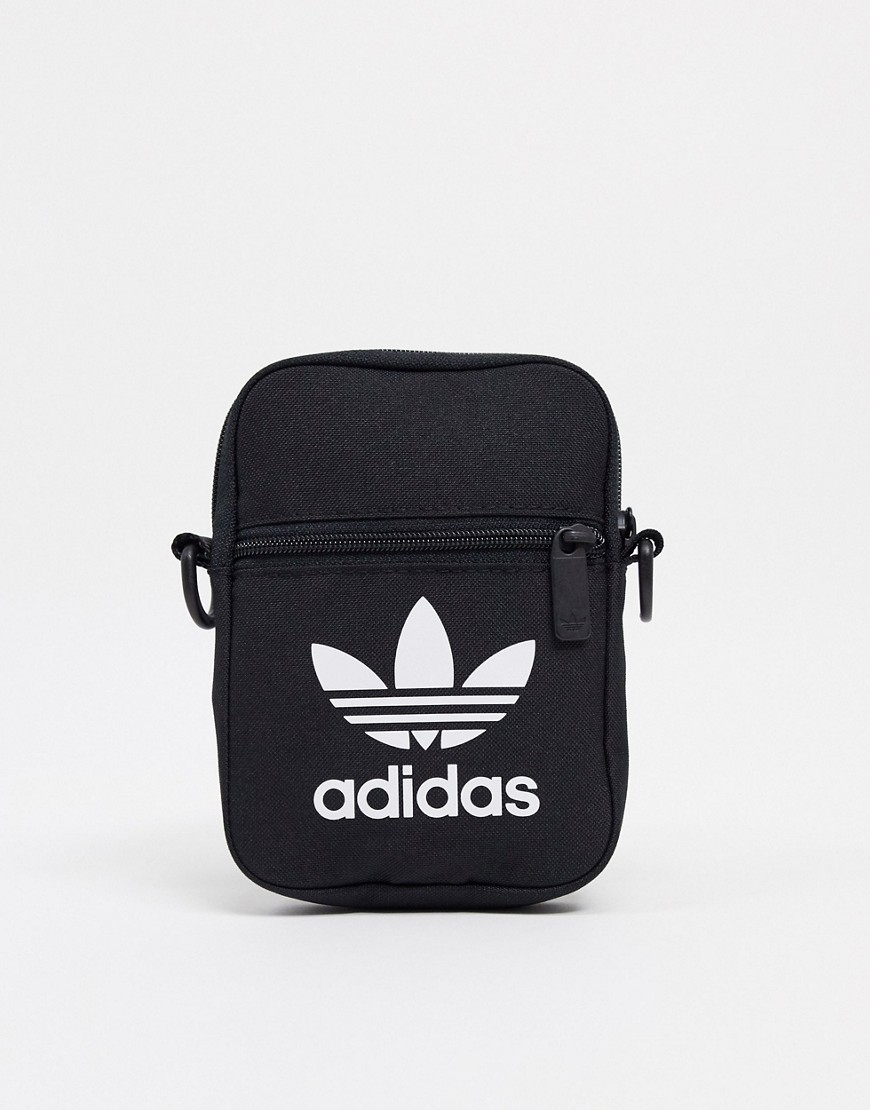 Adidas Originals - Festivaltas met Trefoil-logo in zwart