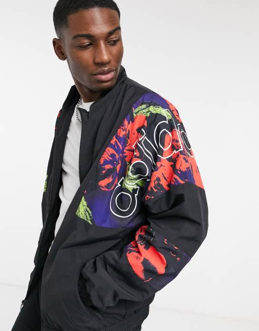 adidas Originals festivo track jacket in black | ASOS