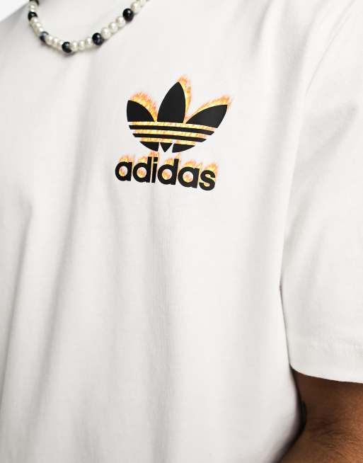 Adidas trefoil best sale tee gold