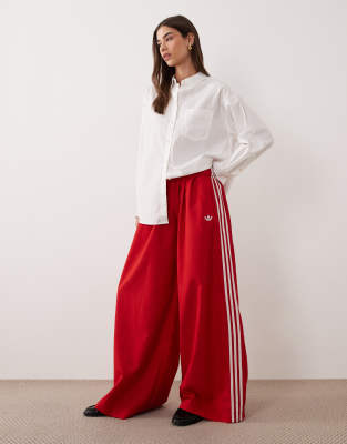Firebird Adilenium - Pantalon de survêtement - Rouge écarlate/blanc S