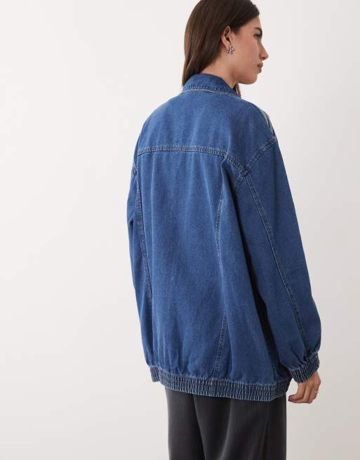 adidas Originals – Firebird Adilenium – Trainingsoberteil aus Denim in Blau, 4 von 4