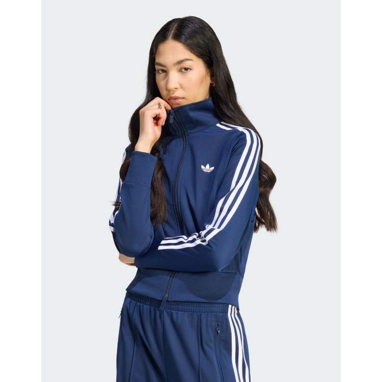 adidas Originals Firebird classic track top in night indigo