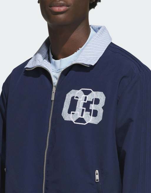 adidas Originals Firebird Coach-Jacke in Nachtindigo / Klarblau, 4 von 4