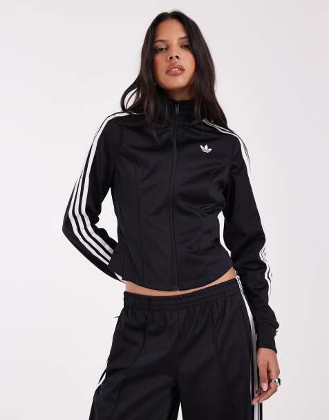 adidas Originals Firebird corsettop in zwart - view 1