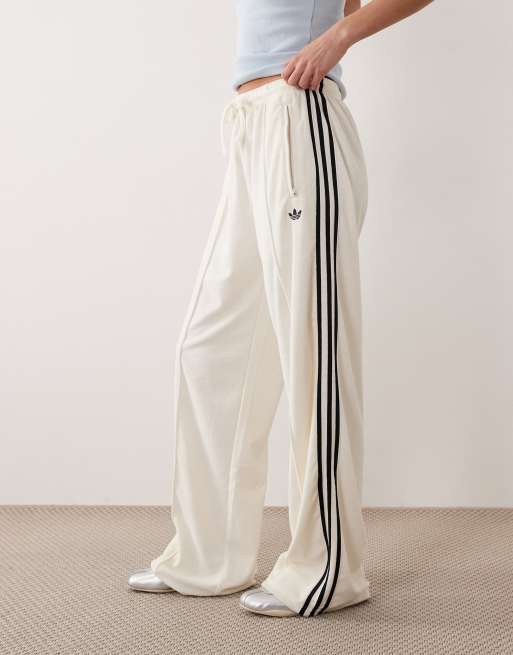 adidas Originals – Firebird – Frottee-Hose in Wollweiß, 2 von 5