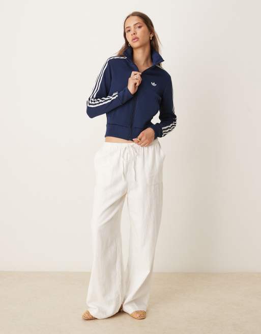 adidas Originals – Firebird – Gestrickte Trainingsjacke in Marineblau, 2 von 4