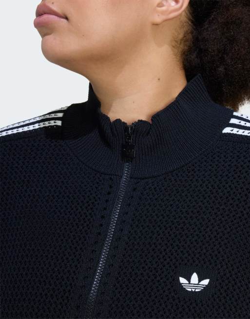 adidas Originals – Firebird – Gestricktes Trainingsoberteil in Schwarz, 3 von 4
