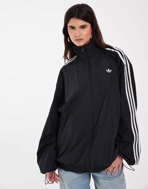 adidas Originals Firebird gewebtes Tracktop in Schwarz, 2 von 4