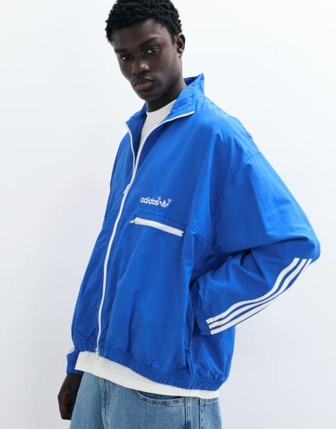 adidas Originals Firebird giacca da tuta relaxed blu - view 1