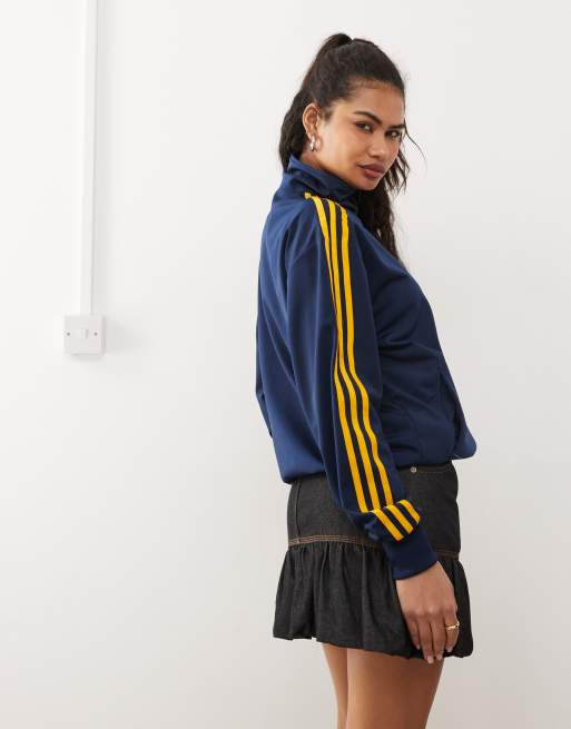 adidas Originals - Firebird - Losse trainingstop in marineblauw