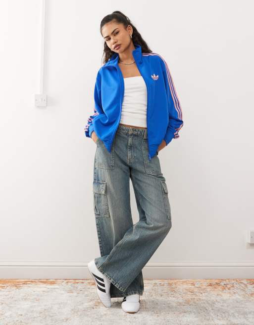adidas Originals - Firebird - Veste de survêtement ample - Bleu