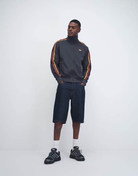 adidas Originals - Firebird - Giacca sportiva nera e oro - view 1