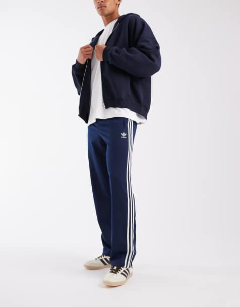 adidas Originals Firebird track pants in navy 
