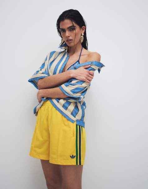 adidas Originals - Firebird - Gule og grønne shorts - view 1