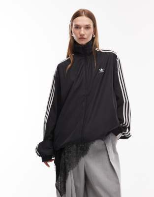 adidas Originals - Firebird - Haut de survêtement tissé oversize - Noir