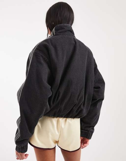 adidas Originals Firebird jacket in true black denim, 2 of 4
