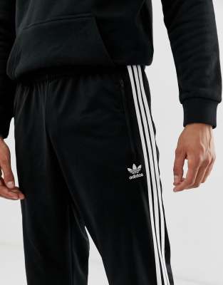 adidas originals firebird joggers in black