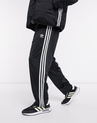 adidas originals firebird joggers in black