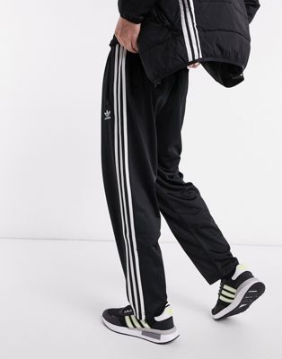 adidas originals firebird joggers in black