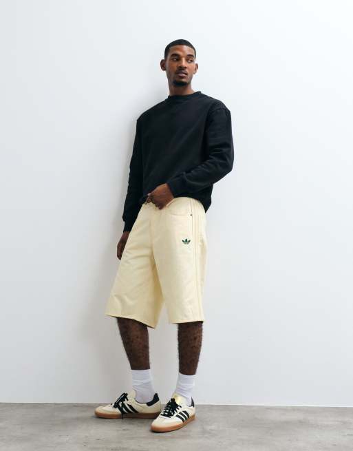 adidas Originals Firebird Jorts in Cremeweiß, 3 von 5