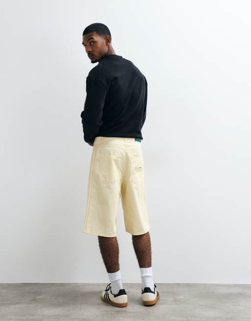 adidas Originals Firebird Jorts in Cremeweiß, 5 von 5