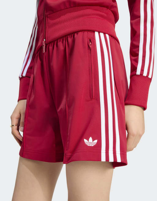 adidas Originals – Firebird – Klassische Shorts in Team Victory Red/Weiß, 2 von 4