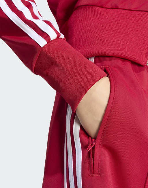 adidas Originals – Firebird – Klassische Shorts in Team Victory Red/Weiß, 3 von 4