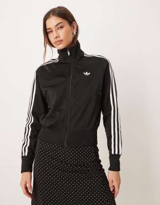 adidas Originals - Firebird - Klassische Trainingsjacke in Schwarz/Weiß