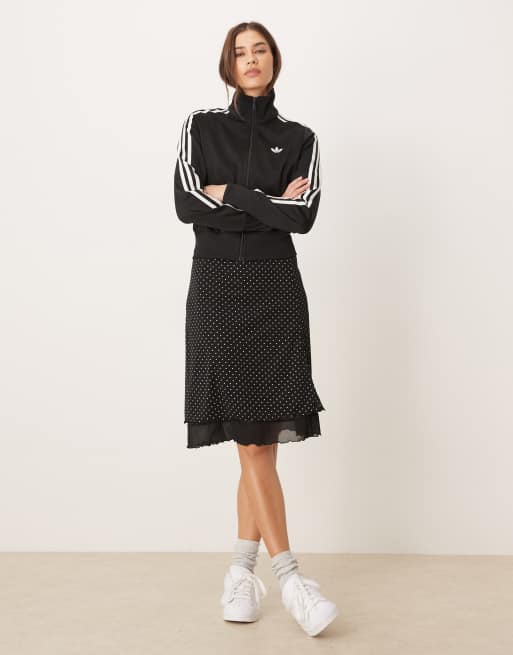 adidas Originals – Firebird – Klassische Trainingsjacke in Schwarz/Weiß, 2 von 4
