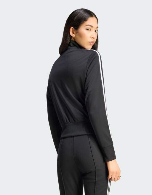adidas Originals – Firebird – Klassische Trainingsjacke in Schwarz/Weiß, 3 von 4