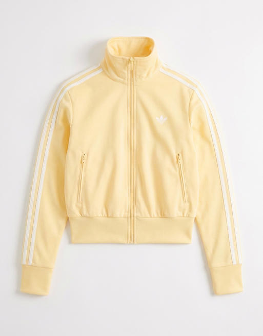 adidas Originals Firebird klassisches Tracktop in Gelb und Weiß, 5 von 7