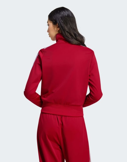 adidas Originals – Firebird – Klassisches Trainingsoberteil in Team Victory Red/Weiß, 2 von 4