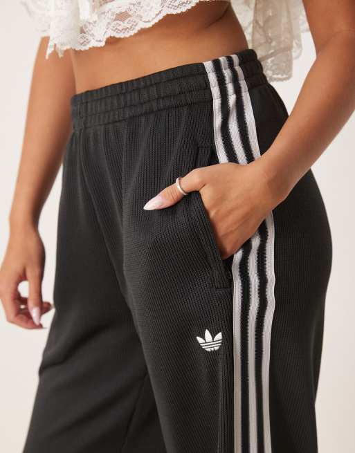 adidas Originals Firebird knitted track pants in black | ASOS